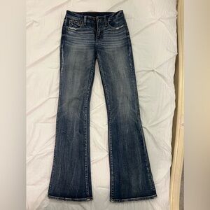 Buckle Black Bootcut Jeans| 25 x 32|